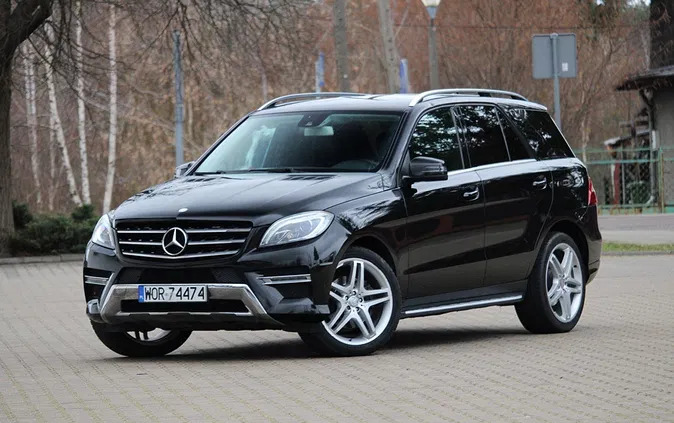 mercedes benz ml Mercedes-Benz ML cena 89900 przebieg: 207000, rok produkcji 2014 z Golub-Dobrzyń